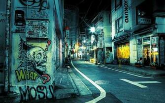 Street Graffiti In Tokyo Wallpaper