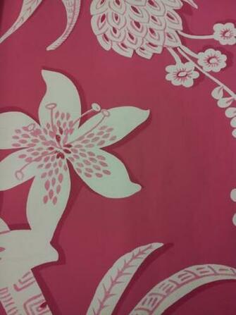Burgundy And White Floral Eclectic Wallpaper Providence By