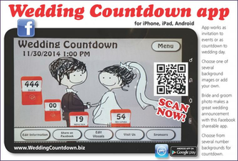 Invitation To Events Surrounding Wedding Or As Countdown Big Event