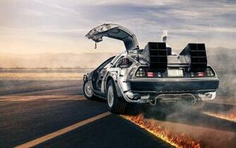 Delorean Time Machine Wallpaper Movie