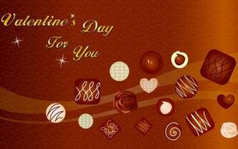Floating Chocolates At Valentine S Day Wallpaper