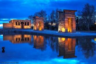 Wallpaper Debod Temple Madrid Spain Desktop