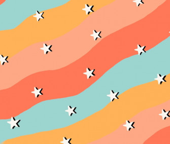 Aesthetic Pastel Star Laptop Wallpaper