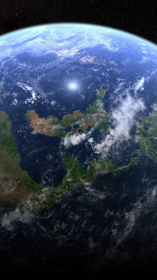 Earth Space Digital Universe HD 5k For iPhone Wallpaper