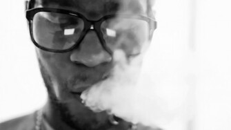Kid Cudi Smoke Glasses Face Bristle Full HD 1080p Background