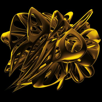 Skew Warped 3d Shapes In Abstract Stock Art By Chroma