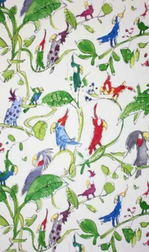 Osborne Little Cockatoos Wallpaper Alexander Interiors Designer