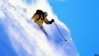 Wallpaper Extreme Downhill Skiing X HDtv 1080p