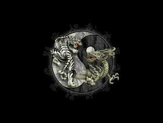Pics Photos Wallpaper Ying Yang Abstract Dragon And