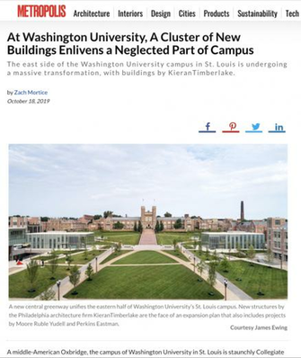 Metropolis Story On Washington University East End Transformation