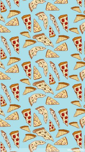 Hot Pizza Slices Android Wallpaper Food