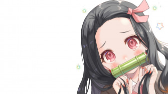 Nezuko Cute Kimetsu No Yaiba 4k Wallpaper