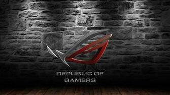 Asus Rog Republic Of Gamers Logo HD 1080p Wallpaper And