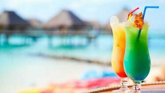 Tropical Drink HD Wallpaper For Desktop Image
