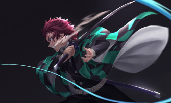 4k Tanjiro Kamado Wallpaper Background Image