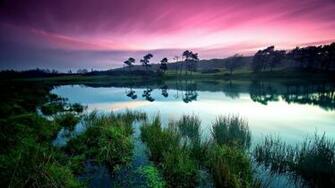 Daylesford Lake Sunset Wallpaper Travel HD