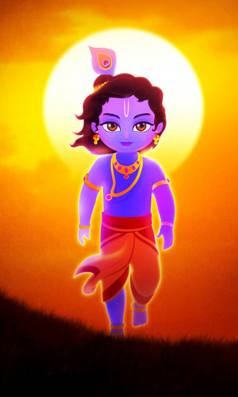 Krishna iPhone Wallpaper