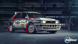 Wallpaper Lancia Integrale Sports Car Martini Racing Top