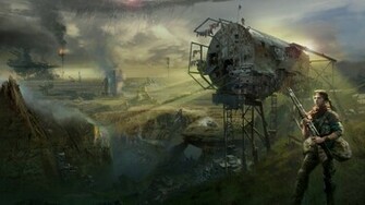 Post Apocalyptic Computer Wallpaper Desktop Background