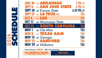 Football Ranking Auburns Schedule