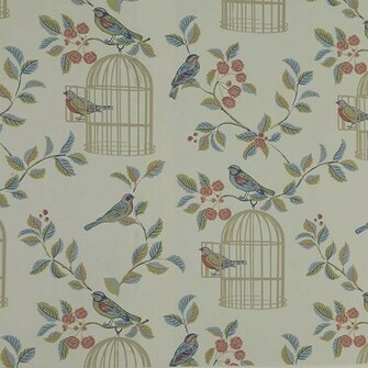 Shabby Chic Songbird Wallpaper By Kaleidoscope