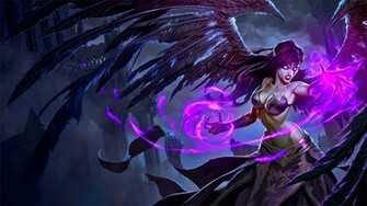 Video Game League Of Legends Morgana Wallpaper