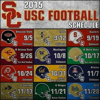 Usc Trojans Football Schedule
