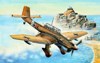 Wallpaper Junkers Ju Stuka External Fuel Tank 87r Far