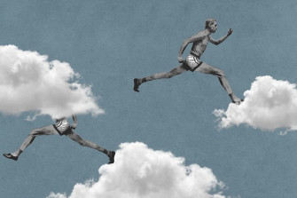 Aesthetic Blue Sport Background Cloud Design Image Wallpaper
