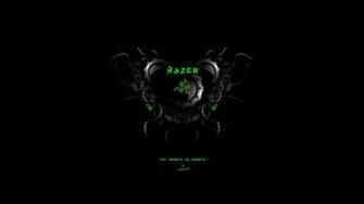 Razer Logo Black Background HD 1080p Wallpaper Compatible