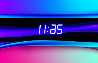 Digital Clock Wallpaper