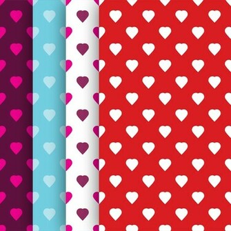 Love Hearts Background Vector