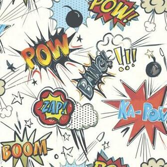 Kapow Comic Wallpaper Rasch New Bedroom Room Decor
