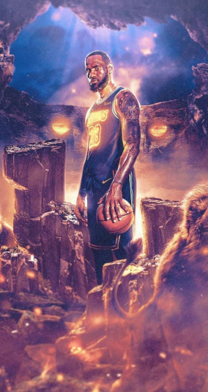 King Lebron James Wallpaper