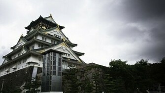 Osaka Castle Japan HD Wallpaper