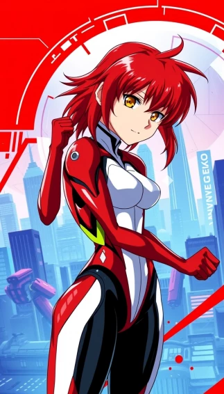 Asuka Langley Soryu Phone Wallpaper