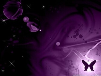 Purple Butterfly Background