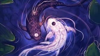 Koi Fish Wallpaper Artistic