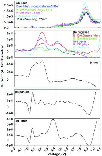 Raw Anodic Current After Background Subtraction And First