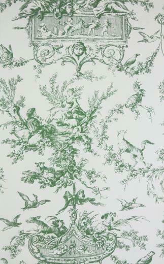 Rockwood Toile Wallpaper A With Classical Theme