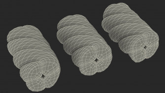 Shaped Marshmallows Collection 3d Model Wallpaper