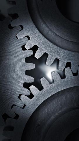Gear Mechanism iPhone Wallpaper