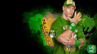 Wwe John Cena Green Wallpaper In