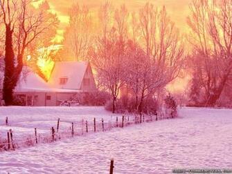 Winter Morning Desktop Wallpaper Area