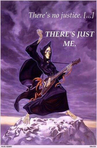 There S No Justice Quote From Terry Pratchett Discworld Mort