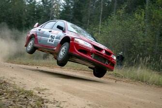 Lancer Evolution Rally Cars Gravel Racing Wallpaper