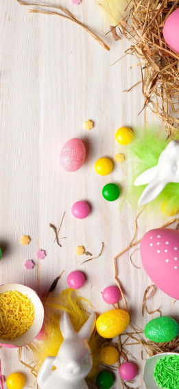 Let The Joy Of Easter Fill Your Heart With This Cute Wallpaper