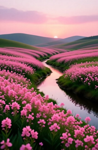 Pink Nature Wallpaper