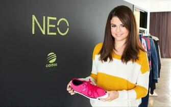Selena Gomez Adidas Neo Shoes Wallpaper