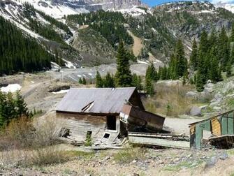 Ghost Towns Town Nature Mountains HD Desktop Wallpaper